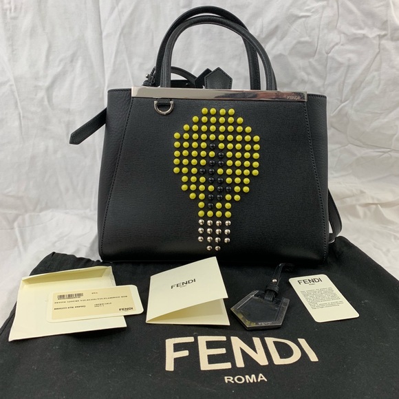 New fendi 2jours petite lightbulb satchel tote - Picture 7 of 8